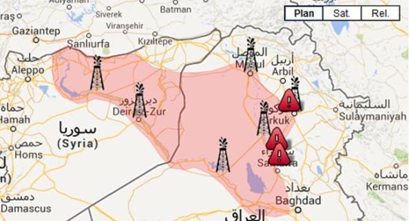 region petroliere isis irak syrie